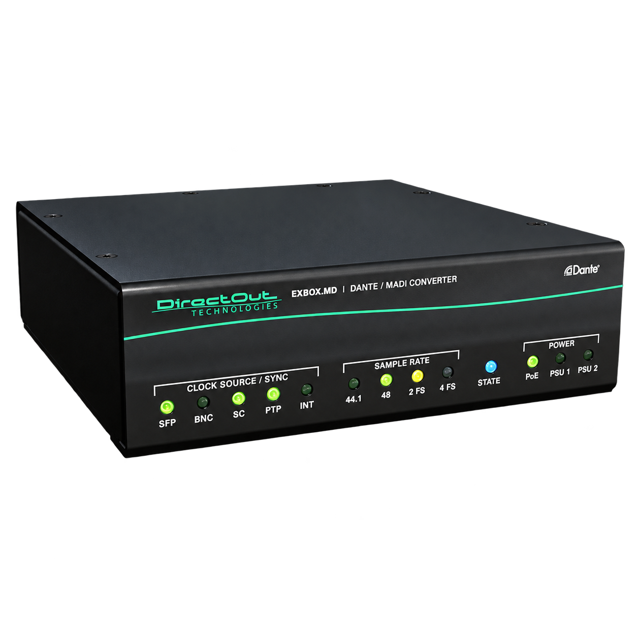 DirectOut EXBOX.MD Dante and MADI converter