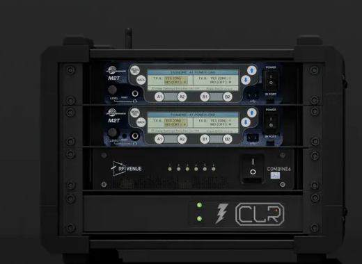 Front view of the In Ears Digital rack
