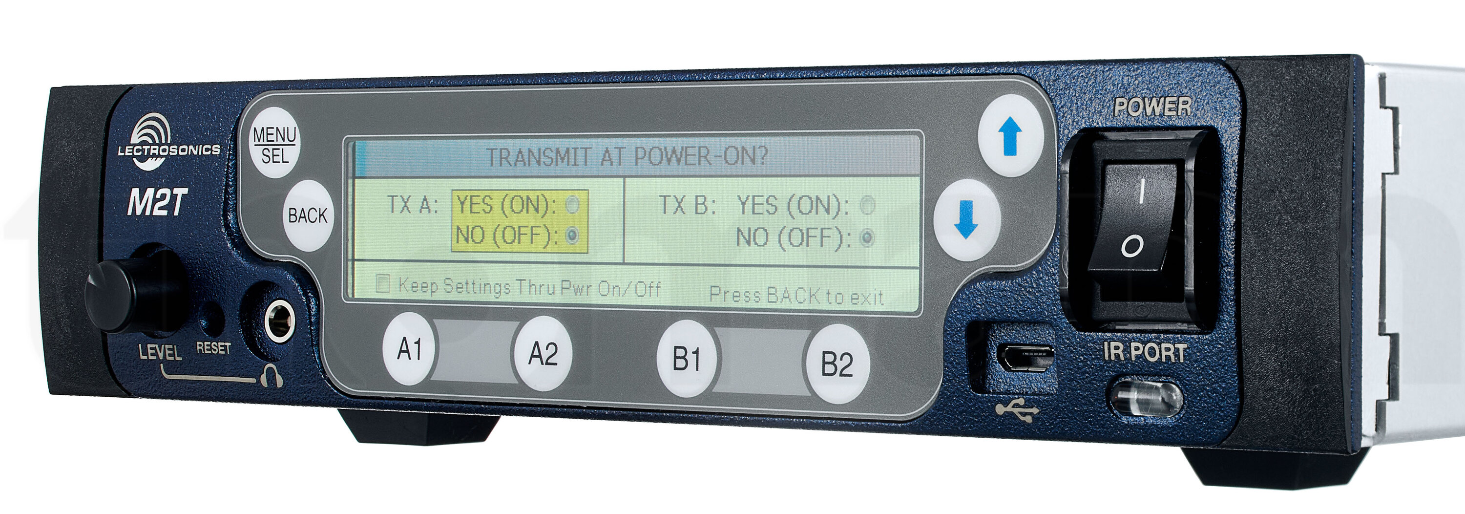 2× Lectrosonics M2T reference product photograph